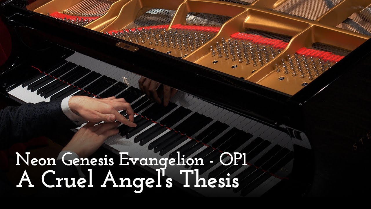 cruel angel's thesis piano sheet animenz
